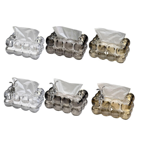 Multi Functional Plastic Napkin-Transparent gray Bring bunnys 1