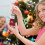 Kerstkousen met monogram, rood fluweel met witte pluche 3