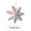 Paper Snowflake Hanging Decorations White 12 pcs 3
