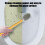 Scopa per WC in silicone con supporto – Manico lungo, morbida 4