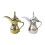 Durable Stainless Steel Turkish Dallah Coffee Pot-Silver 40OZ 2