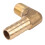 Brass 90 Elbow Hose Barb 8mm x 3/8" 2 Pack 2