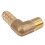 Brass 90 Elbow Hose Barb 8mm x 3/8" 2 Pack 3