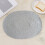 Tapete isolante oval de algodão estilo japonês (1 unidade) 5