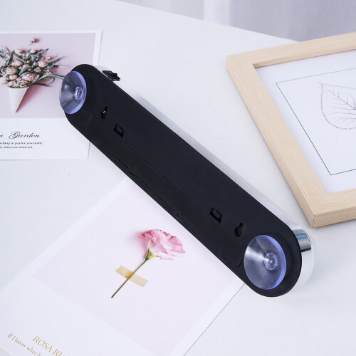Lampe de maquillage LED portable avec support à ventouse et 4 ampoules 1