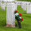 4PCS Black Cemetery Vases with Stakes Plastic Grave Flower 5