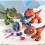 Hengsof Dinosaur Stationery Set ABS 5-piece 3