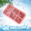 Silicone Ice Cube Tray with Lid 12-Cavity 3