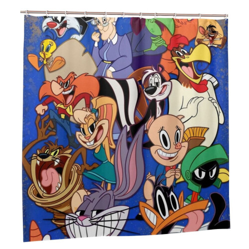 Bugs Bunny shower curtain polyester waterproof 72x72 inches 1
