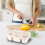 Bento Lunch Box 4-Compartment Reusable Stackable Container 4