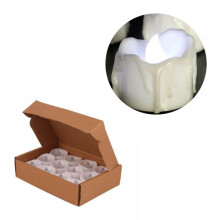 12 candele a LED con timer, senza fiamma, con ciclo di accensione/spegnimento di 6 ore, compatibili con decorazioni per Halloween, matrimoni e feste.