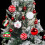 Conjunto de 30 bolas de plástico para pendurar na árvore de Natal. 4