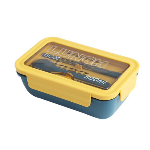 Porta bento box termico a doppio strato Capino Plastics con posate 1