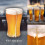 Acrylic Beer Glass Set Transparent 4-piece 5