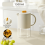 Glass Water Jug with Lid 1800ml Yellow 4