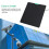 10W 5V ETFE Type-C Solarmodul für CCTV, Schwarz 3
