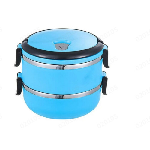 Lunchbox aus Edelstahl mit gebogenem Griff, 1,2 l 1