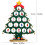 Mini wooden Christmas tree DIY decoration1piece 3