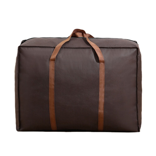 Sac de rangement pliable non tissé, marron café, 1 pièce 1