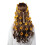 Sunflower tassel braided beaded boho headband silver 2