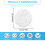Fit LIGHT 'N' EASY steam mop microfiber cloth white 2