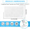 Fit LIGHT 'N' EASY steam mop microfiber cloth white 5