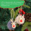 Pendentif boule de fourrure de cerf de Noël (4 pièces) 4