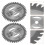 Lawn Mower Blades Tungsten Carbide Tip – 2 Pack 2