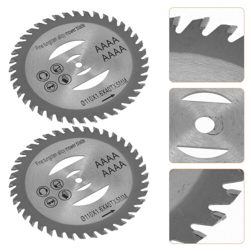 Lawn Mower Blades Tungsten Carbide Tip – 2 Pack 1