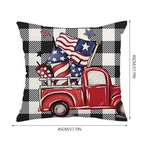 Body Pillow Case Independence Day Design 1 Pack 2