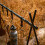 Outdoor cooking hanging rack metal foldable with 5 hooks 5