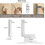 Hanger Organizer Wall-Mounted Foldable Rack 3 PCS 2