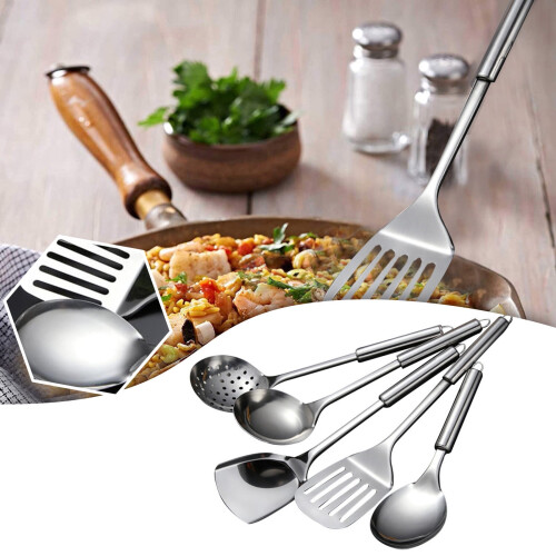 Set de ustensile de gătit din oțel inoxidabil, 5 buc. 1