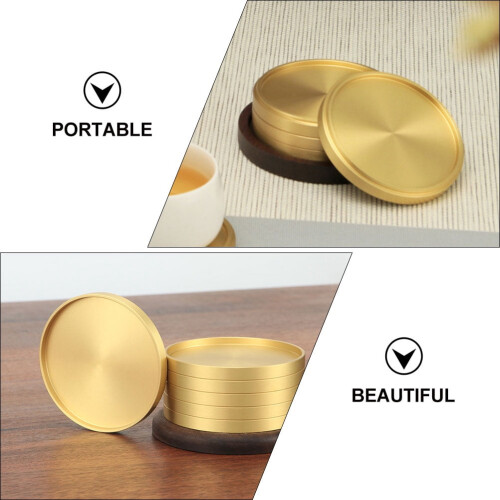 Copper Coaster Round Heat-Resistant Drink Mat 2