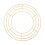 Wire Wreath Frame Iron Round DIY Craft Ring Gold 40cm 5