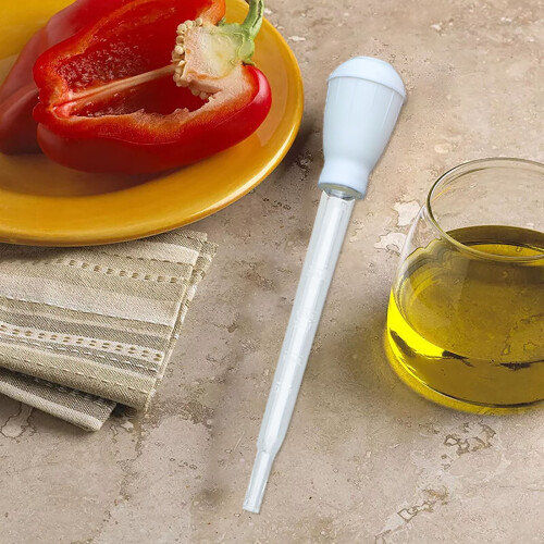 Injetor de peru transparente com escala 30ml 1oz 2