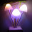 Mini veilleuse LED avec capteur, couleurs romantiques 6