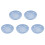 5.7-inch dinner plates set plastic 5 pieces 1