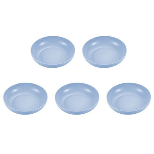 5.7-inch dinner plates set plastic 5 pieces