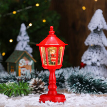 Christmas Snow Globe Lamp with Music and LED Light
