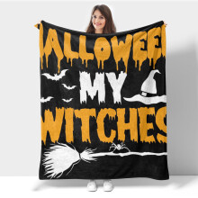 Flanelová deka na Halloween 50x60 palcov