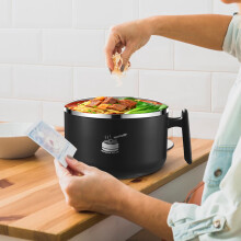 Bol temporizador FloHua de acero inoxidable con tapa temporizadora y