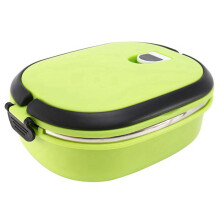Boîte à lunch Bento en acier inoxydable, boîte à lunch portable et hermétique avec poignée pour adultes et enfants, 900 ml pour salade ou soupe