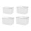 Small Frameless Acrylic Fish Aquarium Shatterproof Clear-M 6