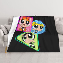 Couverture Powerpuff Girls ultra douce et légère