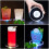 LED Round Coaster 10cm 6-LED White/Color Light 8-Pack 2