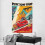 Lightning McQueen wall tapestry polyester waterproof 1 piece 4