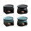 Ceramic Tealight Candle Holder Essential Oil-Black Square 2