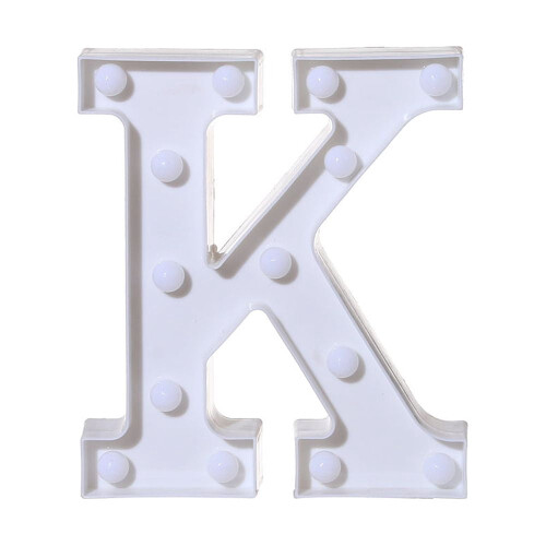 Hengsof LED Light-Up Letters A-M, Giant Marquee Sign for 2