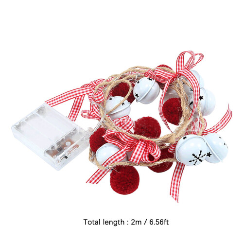 Guirlande lumineuse LED de Noël avec clochette décorative 2